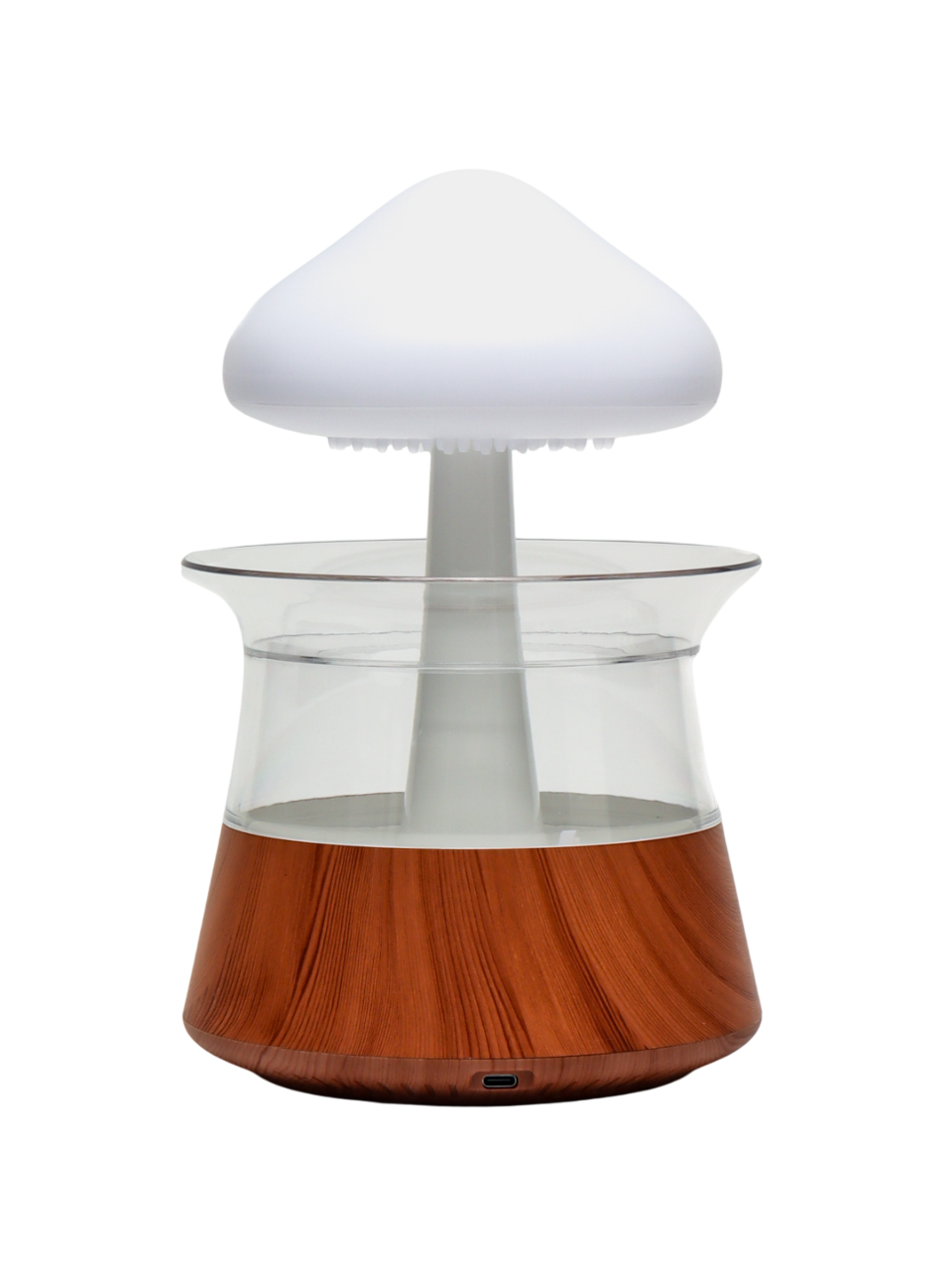 Umidificador Difusor De Aroma De design Nuvem e Chuva 7 Cores Luz Noturna Doméstica.