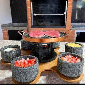 Jogo 9 Peças - Em Pedra Sabão