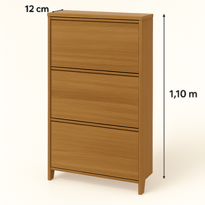 Sapateira Fina de Madeira – 3 Portas