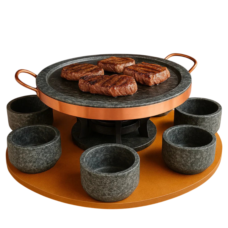 Jogo 9 Peças - Em Pedra Sabão